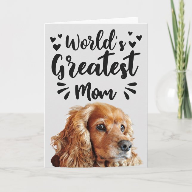 Cartão De Agradecimento O dia da Mãe Feliz do Mundo (Frente)