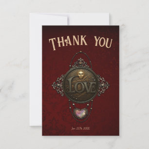 Cartão De Agradecimento O Emblema do Amor
