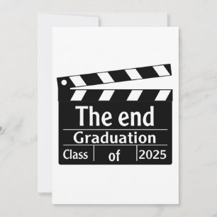 Cartão De Agradecimento O Formando de Graduação Final do Cinema de 2025