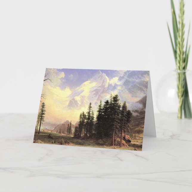 Cartão De Agradecimento O Glaciar Morteratsch, Pontresina, belas artes, (Frente)