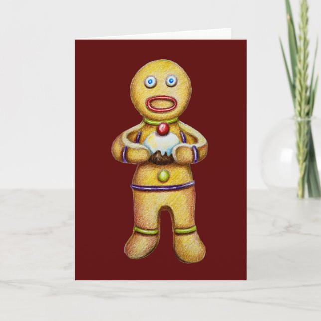 Cartão De Agradecimento O Ladrão de Pudim (Frente)