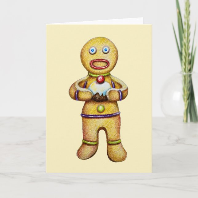 Cartão De Agradecimento O Ladrão de Pudim (Frente)