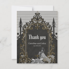 Cartão De Agradecimento O luxo encontra o romance.