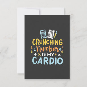 Cartão De Agradecimento O Número Do Contador É Meu Cardio