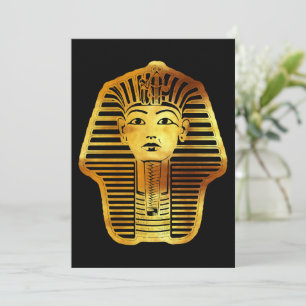 Cartão De Agradecimento O Ouro egípcio Tutankhamun Mask