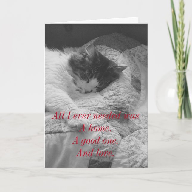 Cartão De Agradecimento O resgatado. (Frente)