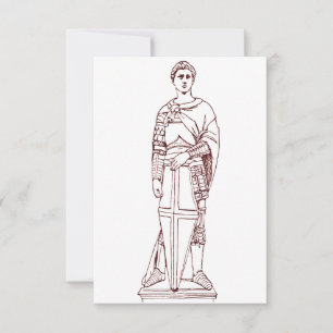 Cartão De Agradecimento O São Jorge de Donatello - Escultura Renascentista
