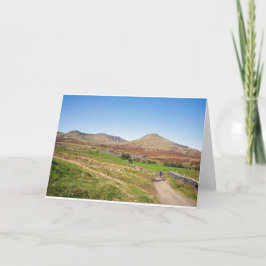 Cartão De Agradecimento O Velho Homem de Coniston e Carrinho