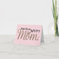 O Verdadeiro MVP – Mãe | Rosa Bege Minimalista