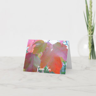 Cartão De Agradecimento O vermelho deixa o líder da apreciação do pastor