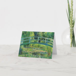 Cartão De Agradecimento O "Water-Lily Pond" de Claude Monet