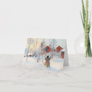 Cartão De Agradecimento O Yard e Washington, 1895, por Carl Larsson