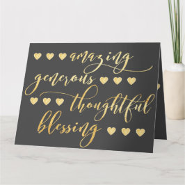 Cartão De Agradecimento Obrigado!