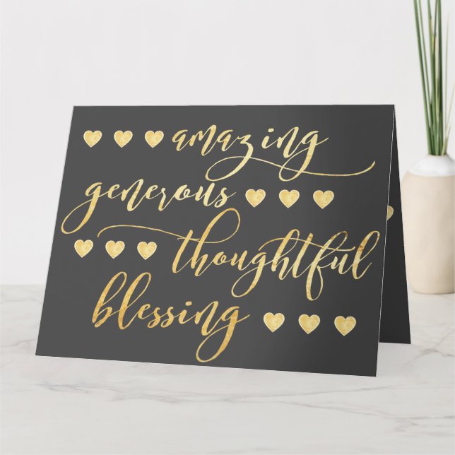 Cartão De Agradecimento Obrigado! (Frente)