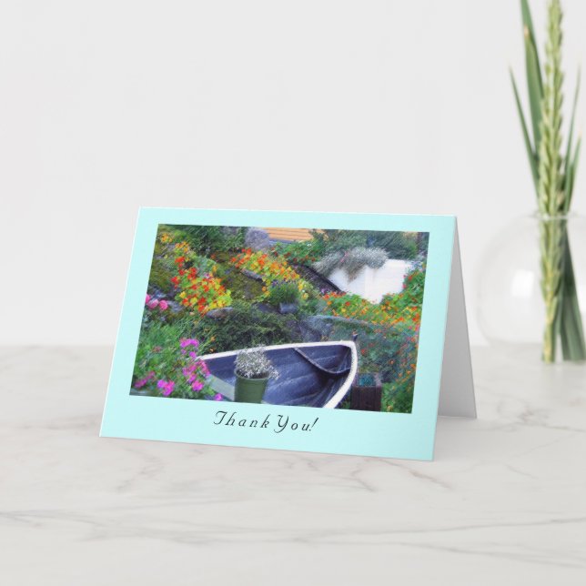 Cartão De Agradecimento "Obrigado!" (Frente)