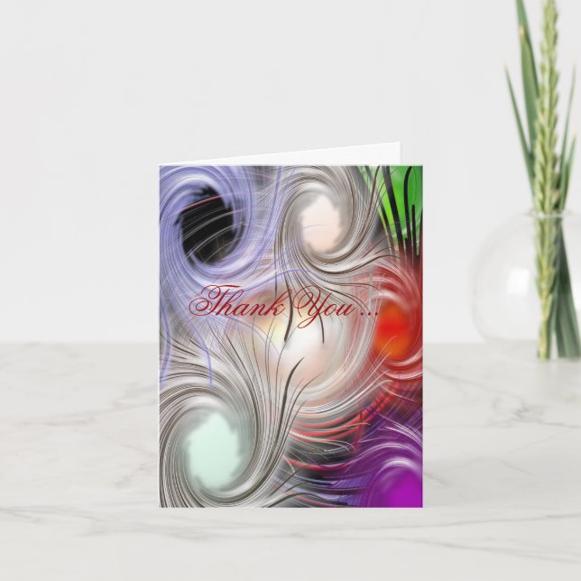 Cartão De Agradecimento Obrigado (Frente)