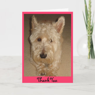 Cartão De Agradecimento Obrigado