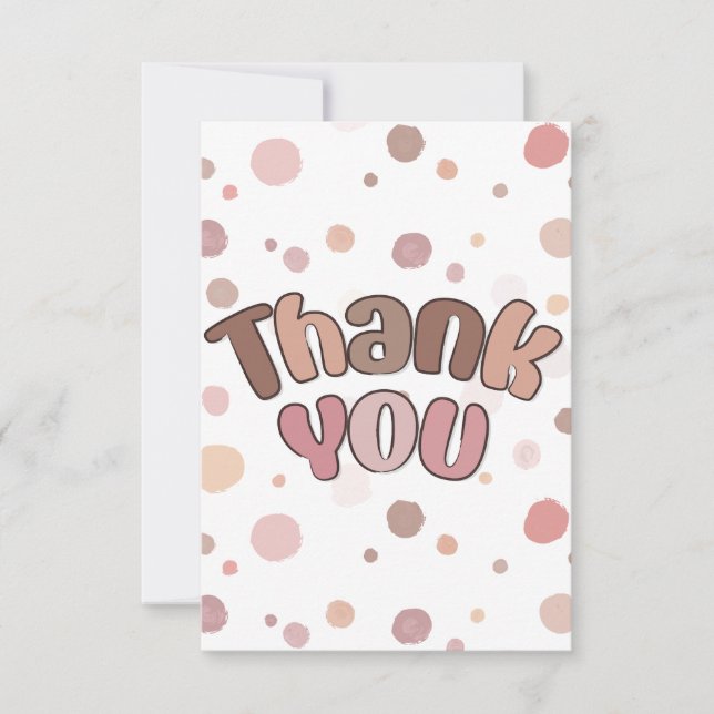 Cartão De Agradecimento Obrigado (Frente)