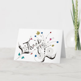 Cartão De Agradecimento Obrigado