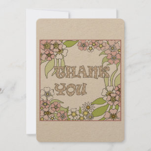 Cartão De Agradecimento Obrigado