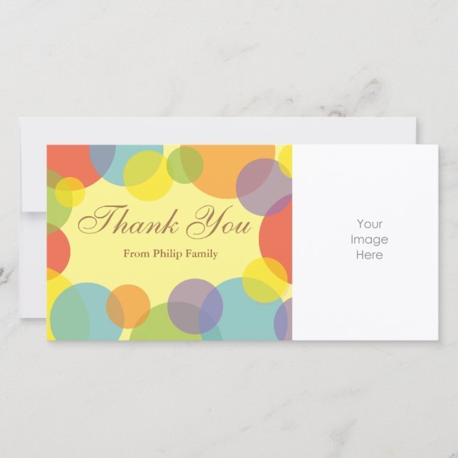 Cartão De Agradecimento Obrigado (Frente)