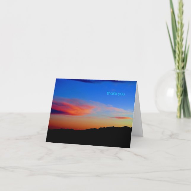 Cartão De Agradecimento obrigado (Frente)