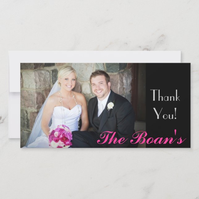 Cartão De Agradecimento Obrigado! (Frente)