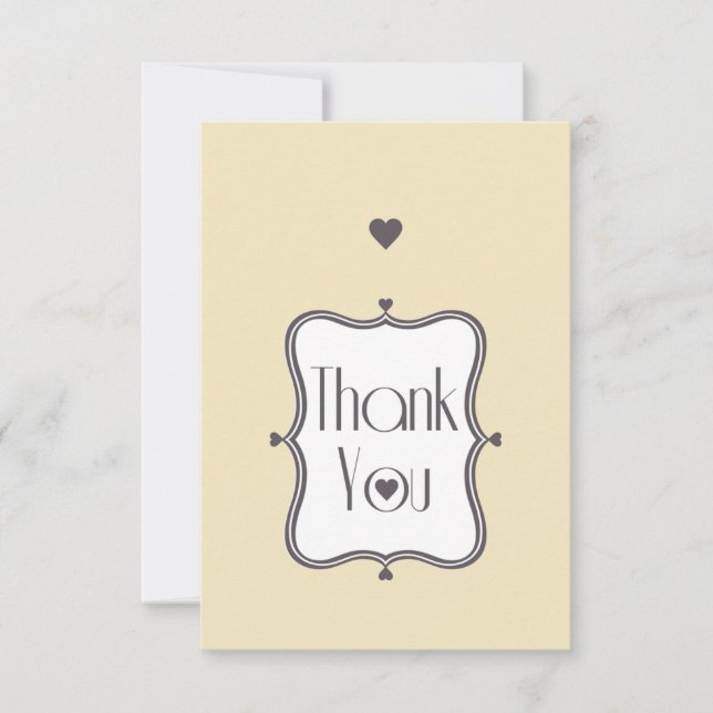 Cartão De Agradecimento Obrigado (Frente)