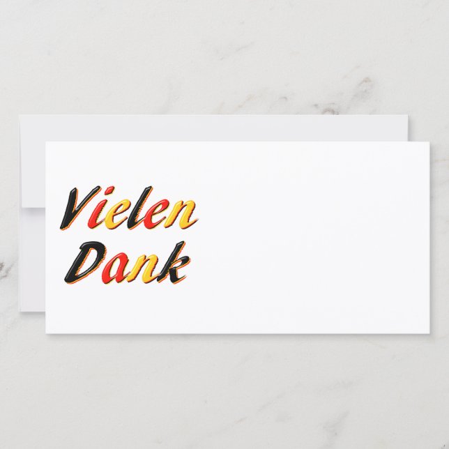 Cartão De Agradecimento Obrigado (Frente)