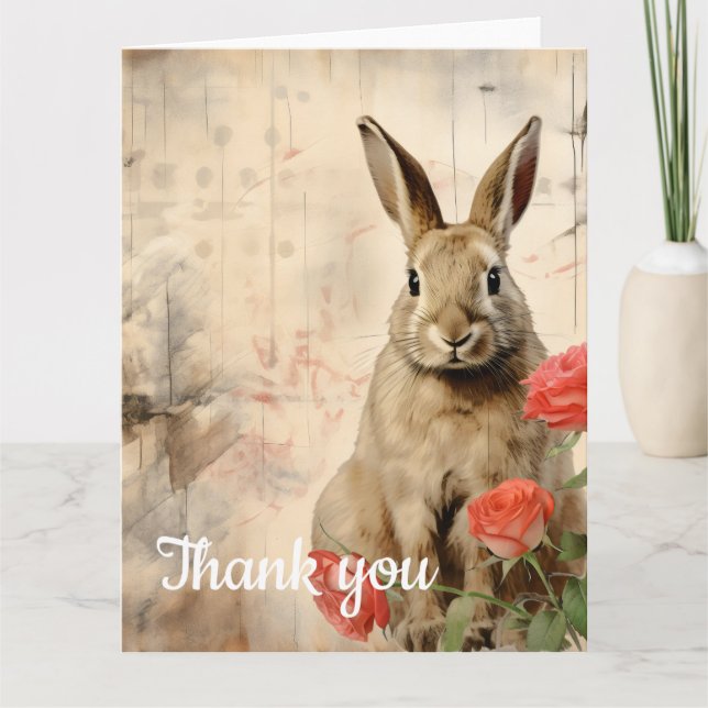 Cartão De Agradecimento Obrigado 12 (Frente)