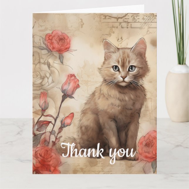 Cartão De Agradecimento Obrigado 14 (Frente)