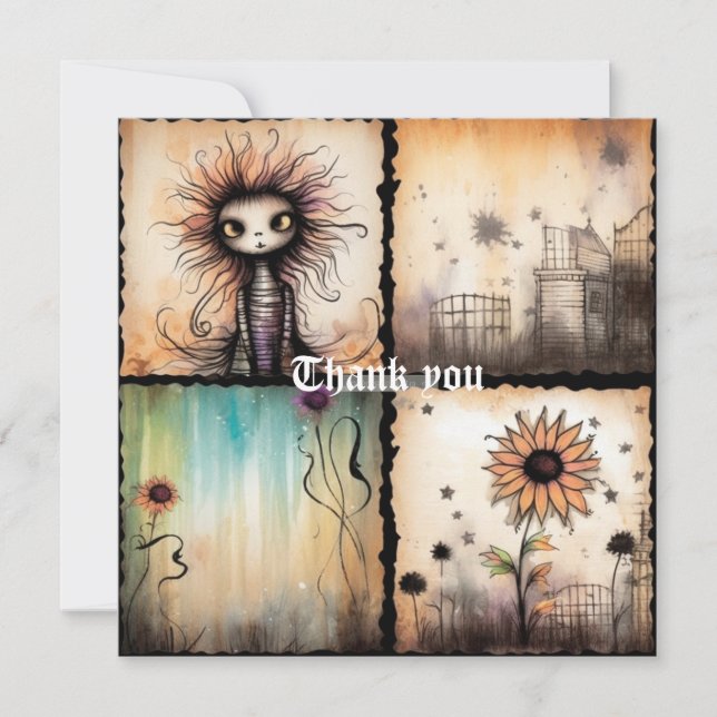 Cartão De Agradecimento Obrigado 7 (Frente)