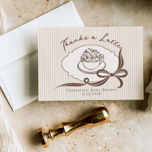 Cartão De Agradecimento Obrigado A Lot Cafe Bebe Café Arco Chaveirinho Chá