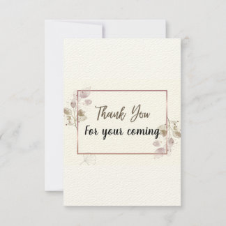 Cartão De Agradecimento Obrigado a você: filmar o elemento eucalipto.