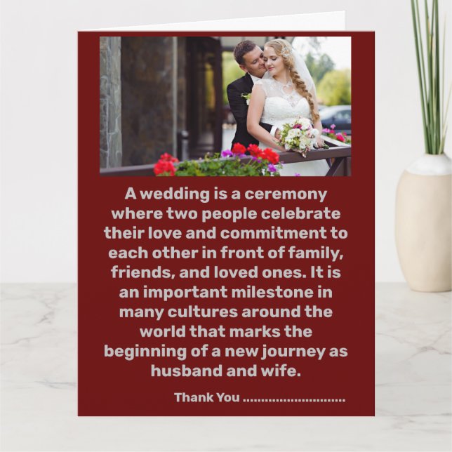 Cartão De Agradecimento Obrigado Adorei Cartazes dobrados (Frente)