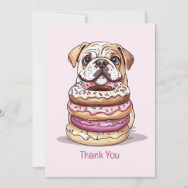 Cartão De Agradecimento Obrigado Aniversário Cachorros Ingleses