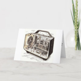 Cartão De Agradecimento Obrigado ao meu marido - rádio