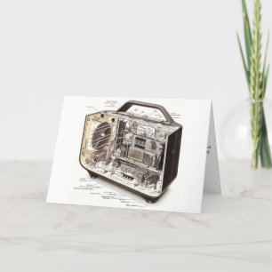 Cartão De Agradecimento Obrigado ao meu marido - rádio