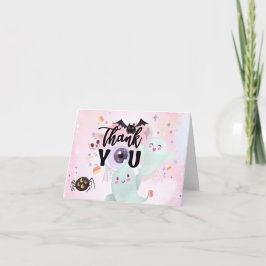 Cartão De Agradecimento Obrigado assustador