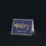 Cartão De Agradecimento OBRIGADO, bar mitzvah marinho azul MURRAY<br><div class="desc">*** CONTATE-ME para obter um nome dourado personalizado como "murray" Um design moderno e simples para uma Configuração de CARTÕES DE AGRADECIMENTOS como modelo, é simples adicionar seus próprios detalhes ou clicar no botão personalizar e você pode adicionar ou alterar texto, fontes, tamanhos etc. DICA: 1. Para redimensionar/reposicionar a imagem/foto,...</div>