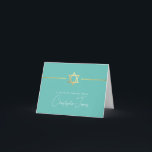 Cartão De Agradecimento OBRIGADO bar mitzvah, moderna casa-de-ouro judaica<br><div class="desc">[ NOTA - O EFEITO DOURADO É UMA IMAGEM IMPRESSA ] Um design moderno e simples para a Configuração do CARTÕES DE AGRADECIMENTOS como modelo, é simples adicionar seus próprios detalhes ou clicar no botão Tamanho e você pode adicionar ou alterar texto, fontes, tamanhos personalizados etc., DICA: 1. Para redimensionar/reposicionar...</div>