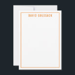 Cartão De Agradecimento OBRIGADO BAR MITZVAH moderno nome simples laranja<br><div class="desc">por kat massard >> https://linktr.ee/simplysweetpaperie <<< Uma maneira simples e na moda para dizer obrigado ao seu convidado por participar do seu evento. Configurar como um modelo é simples para você adicionar seus próprios detalhes, ou apertar o botão personalizar e você pode adicionar ou alterar texto, fontes, tamanhos, etc., DICA:...</div>