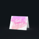Cartão De Agradecimento Obrigado Bat Mitzvah Watercolor Purple Pink Girl<br><div class="desc">Diga obrigado aos seus hóspedes com esta linda aquarela Bat Mitzvah,  obrigado cartas. Letras brancas com estrela de David no meio. Púrpura de aquarela,  violeta,  lavanda,  rosa,  cor de pêssego. Cartões de vazio,  espaço para escrever mensagens pessoais. Obter coleção correspondente!</div>