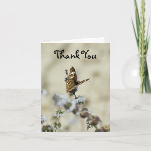 Cartão De Agradecimento Obrigado, Borboleta
