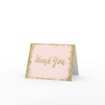 Obrigado Brilho Rosa Dourado