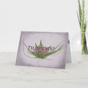 Cartão De Agradecimento Obrigado Buquê