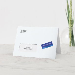 Cartão De Agradecimento Obrigado Carta Carrier!