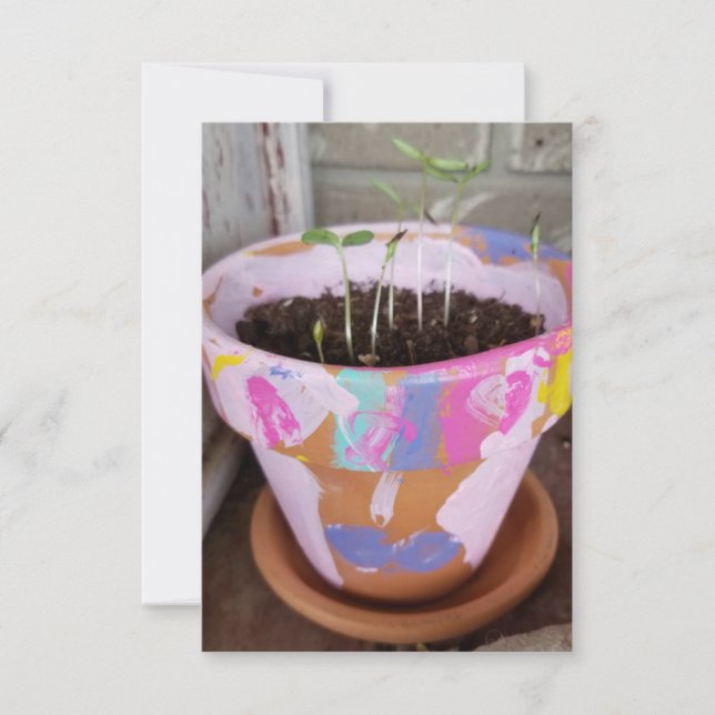 Cartão De Agradecimento Obrigado cartas (Frente)