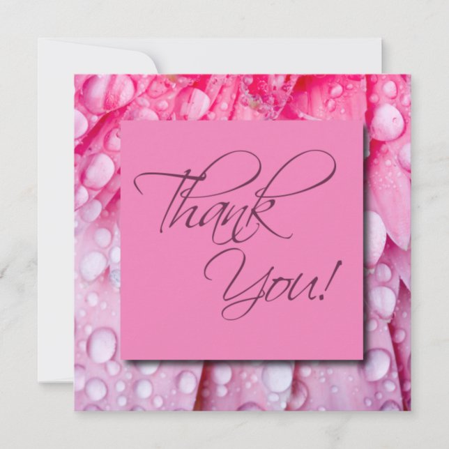 Cartão De Agradecimento Obrigado cartões.  Gratitude (Frente)