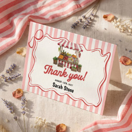 Cartão De Agradecimento Obrigado Chá de Noiva